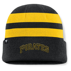Pittsburgh Pirates Baseline Cuffed Knit Hat Black