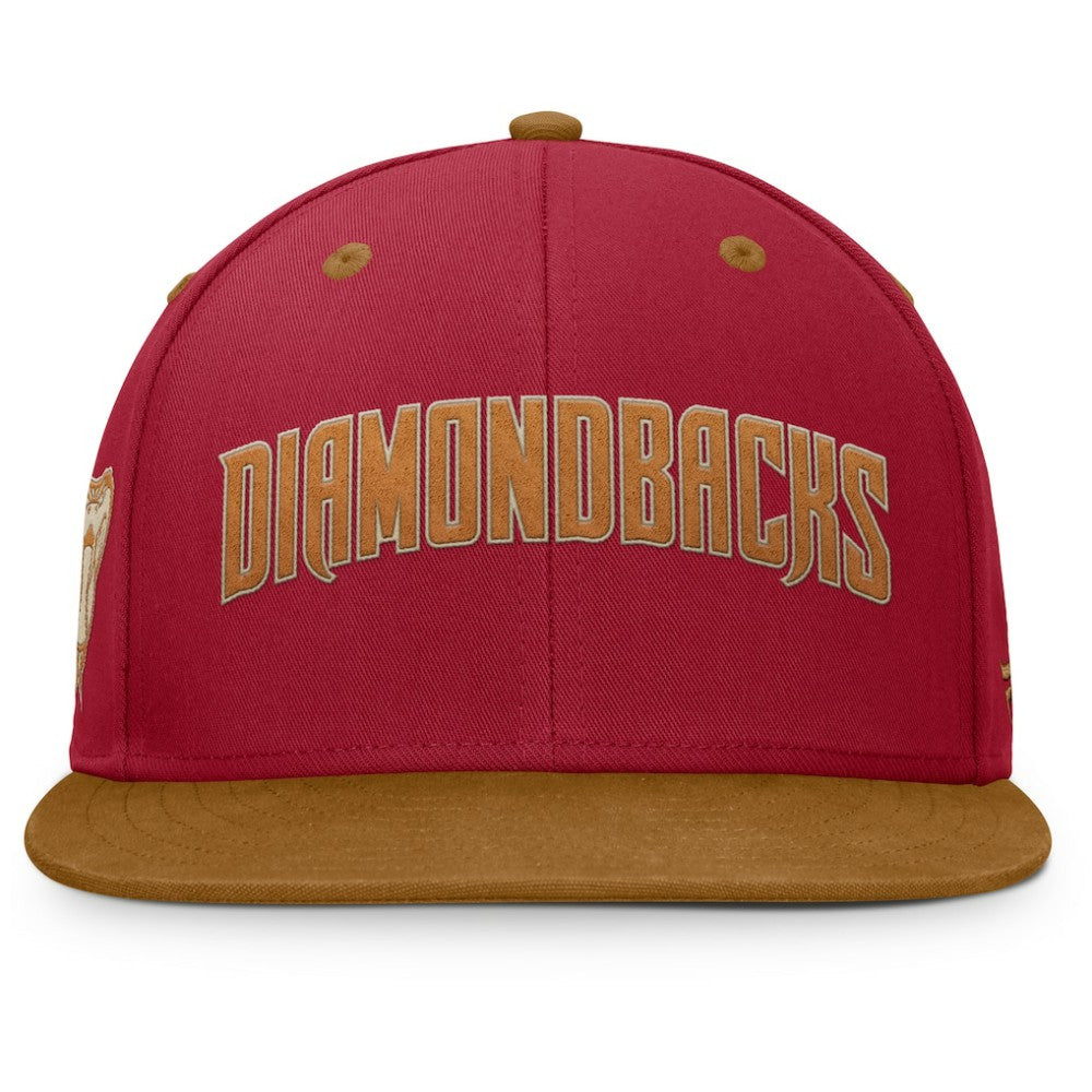 Arizona Diamondbacks Splinter Fitted Hat Red/Tan
