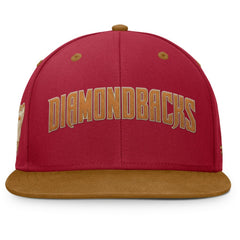 Arizona Diamondbacks Splinter Fitted Hat Red/Tan