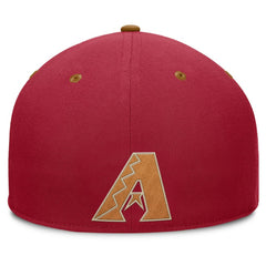 Arizona Diamondbacks Splinter Fitted Hat Red/Tan