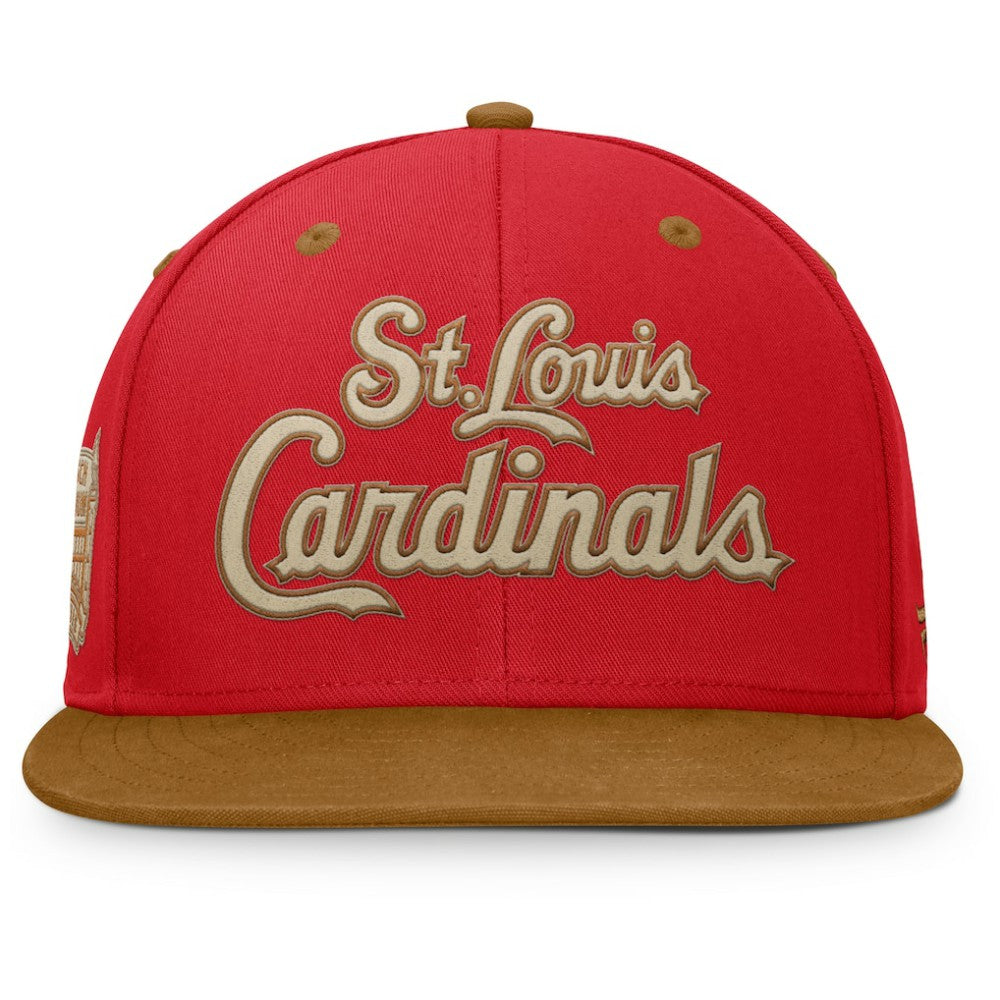 St. Louis Cardinals Splinter Fitted Hat Red/Tan