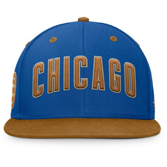 Chicago Cubs Splinter Fitted Hat Royal/Tan