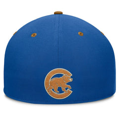 Chicago Cubs Splinter Fitted Hat Royal/Tan