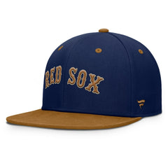 Boston Red Sox Splinter Fitted Hat Navy/Tan