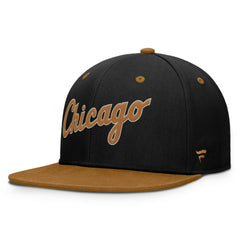 Chicago White Sox Splinter Fitted Hat Black/Brown