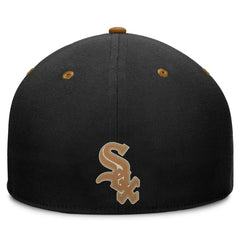 Chicago White Sox Splinter Fitted Hat Black/Brown