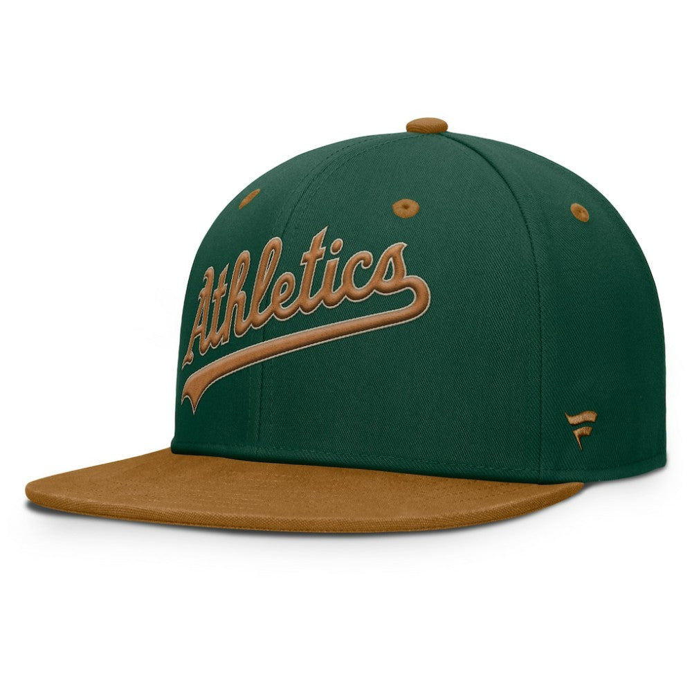 Athletics Splinter Fitted Hat Green/Tan