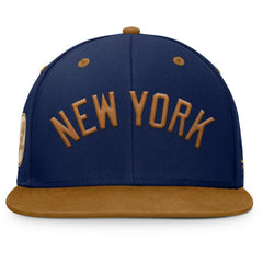 New York Yankees Splinter Fitted Hat Navy/Tan
