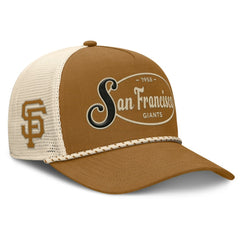 San Francisco Giants A-Frame Trucker Adjustable Hat Brown