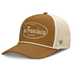 San Francisco Giants A-Frame Trucker Adjustable Hat Brown