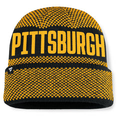 Pittsburgh Pirates Rotation Cuffed Knit Hat Black