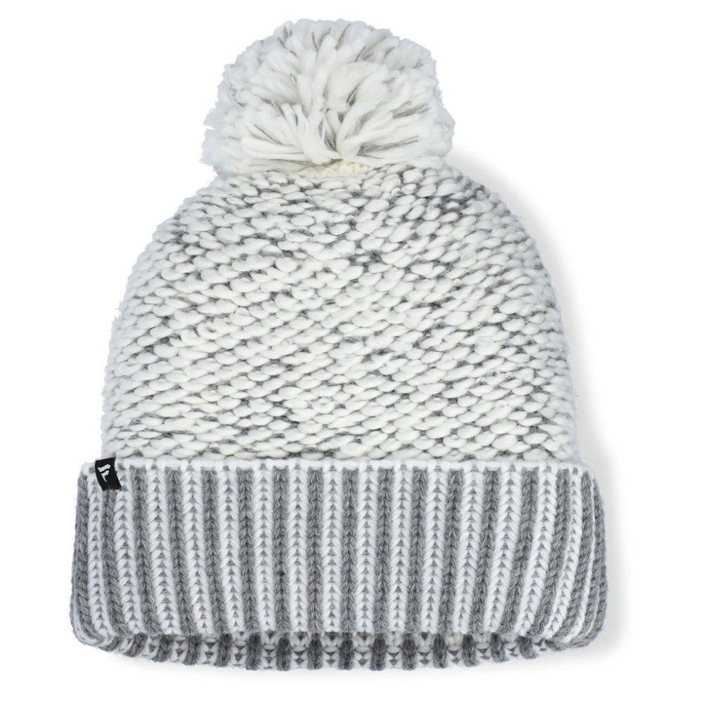 San Francisco Giants Women's Hangtime Cuffed Knit with Pom Heather Gray