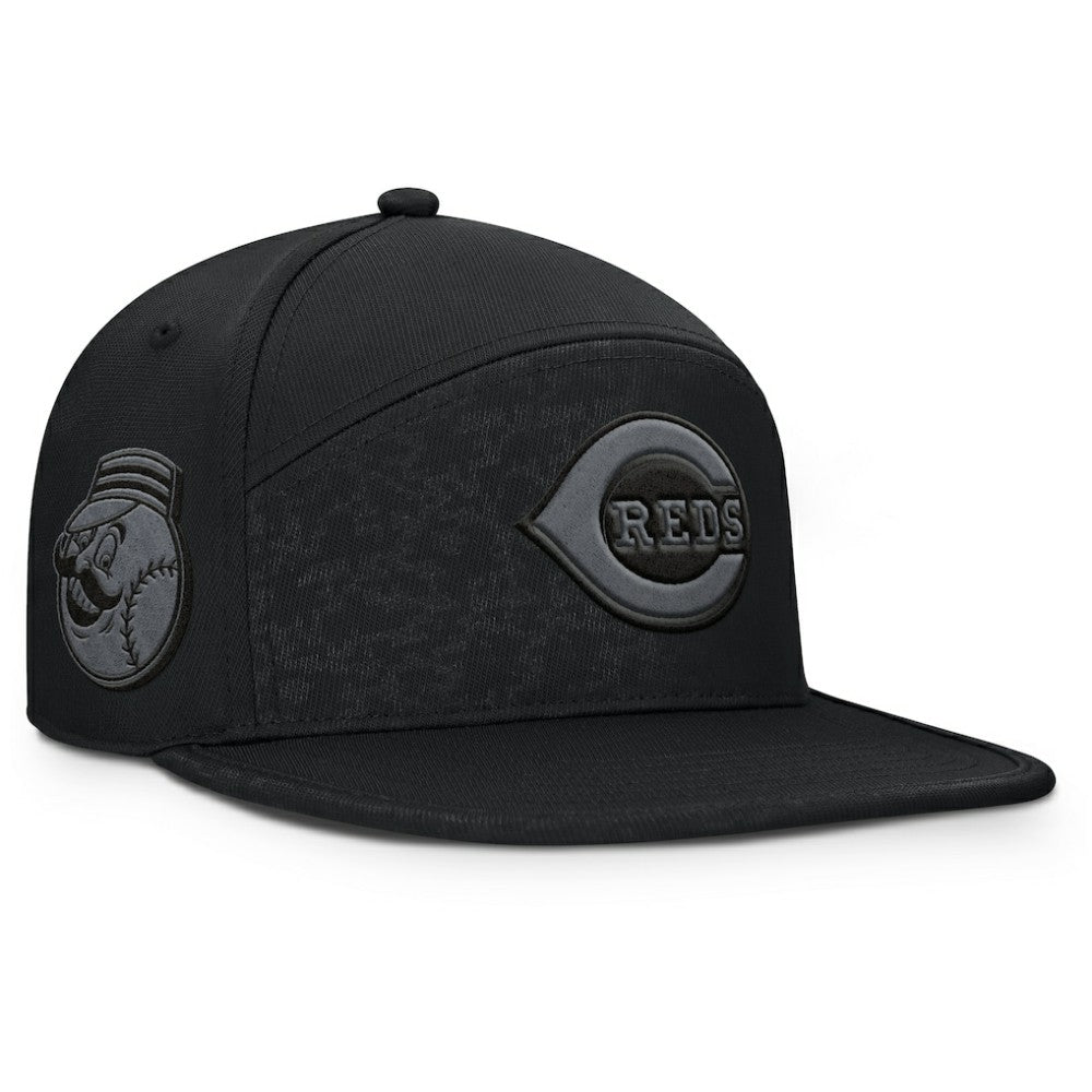 Cincinnati Reds Platoon Snapback Hat Black
