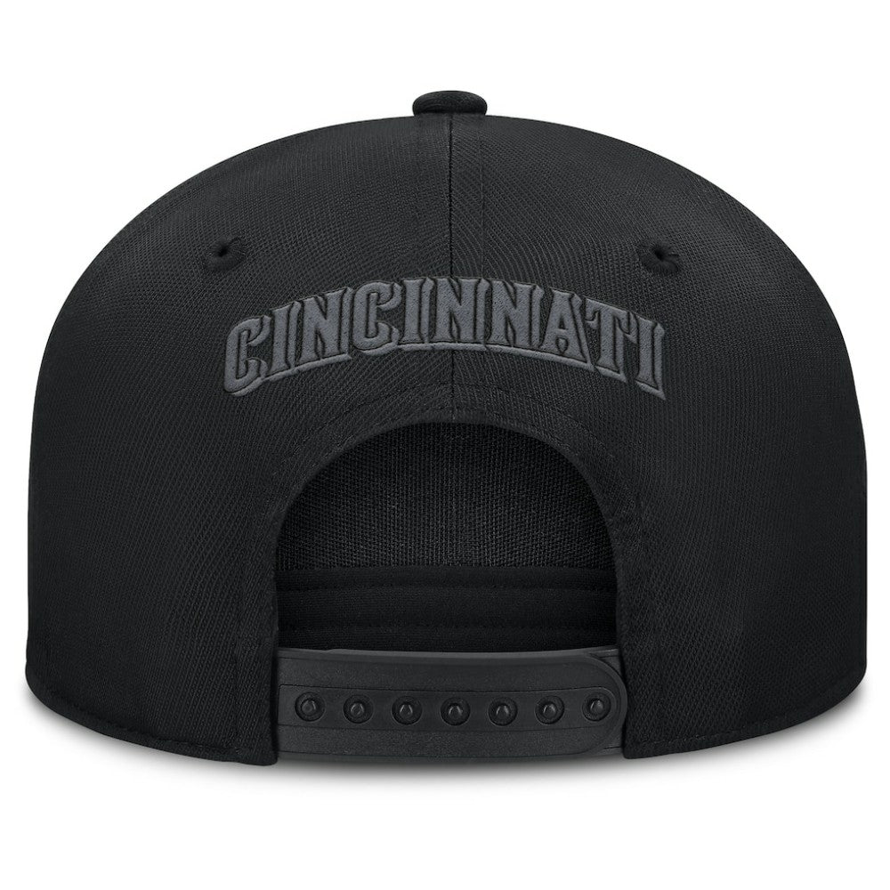 Cincinnati Reds Platoon Snapback Hat Black