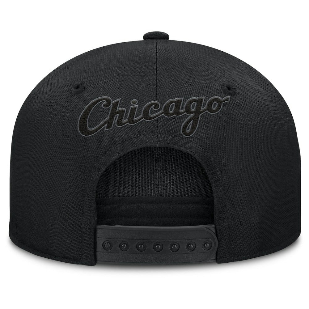 Chicago White Sox Platoon Snapback Hat Black