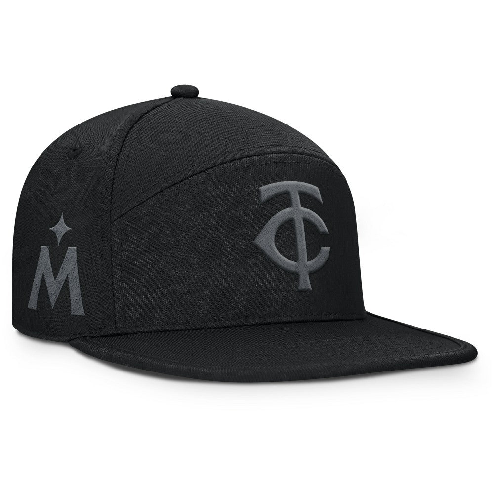 Minnesota Twins Platoon Adjustable Hat Black
