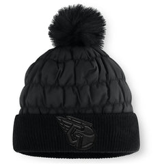 Cleveland Guardians Nightcap Cuffed Knit Hat with Pom Black