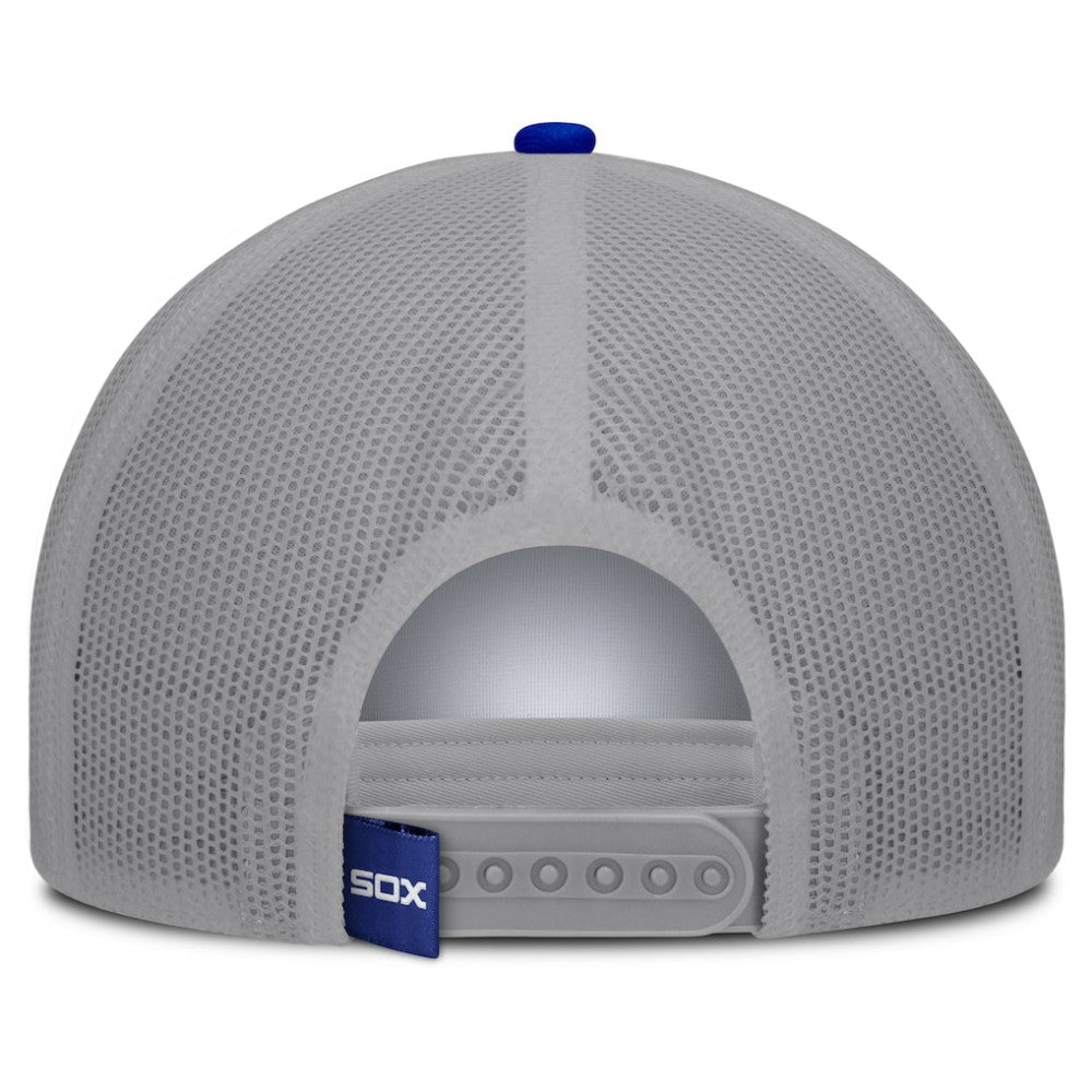 Chicago White Sox Designated A-Frame Foam Front Trucker Adjustable Hat White/Blue