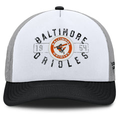 Baltimore Orioles Designated A-Frame Foam Front Trucker Adjustable Hat White/Black