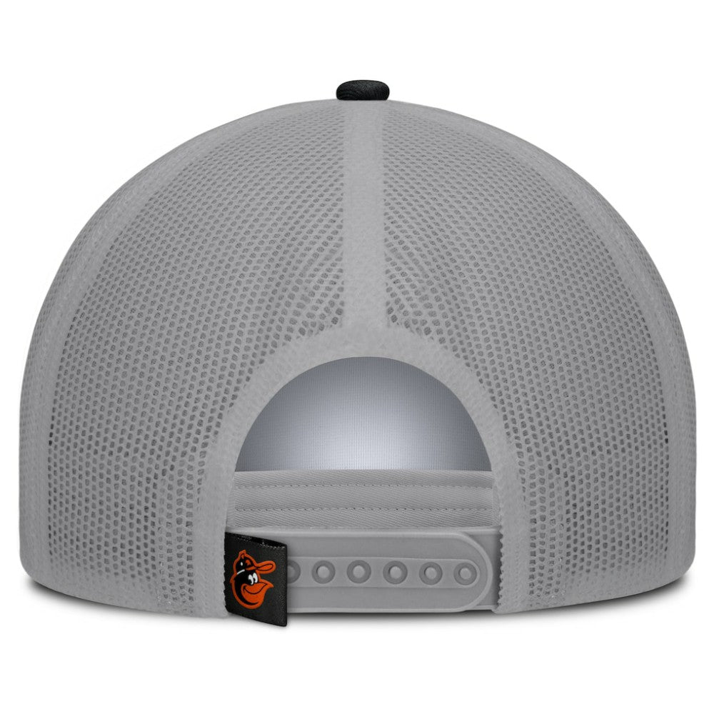 Baltimore Orioles Designated A-Frame Foam Front Trucker Adjustable Hat White/Black