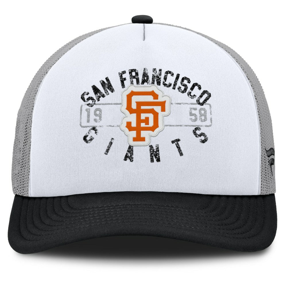 San Francisco Giants Designated A-Frame Foam Front Trucker Adjustable Hat White/Black