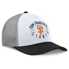 San Francisco Giants Designated A-Frame Foam Front Trucker Adjustable Hat White/Black