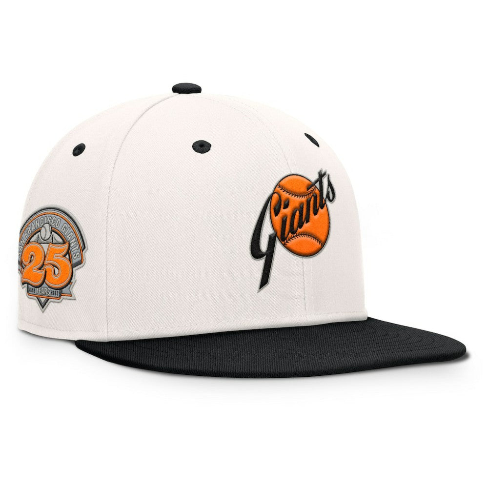 San Francisco Giants Unit Fitted Hat Cream/Black