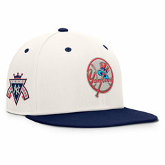 New York Yankees Unit Fitted Hat Cream/Navy