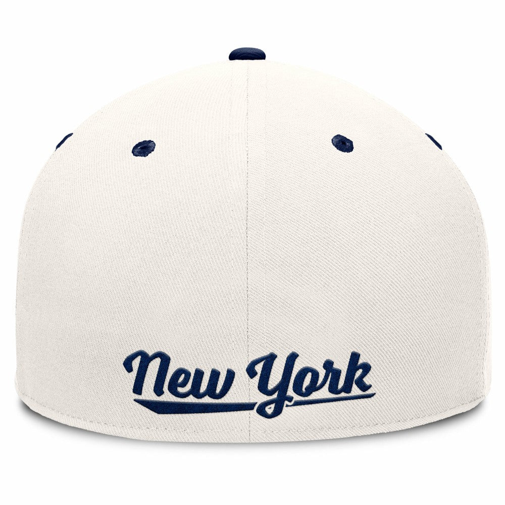 New York Yankees Unit Fitted Hat Cream/Navy