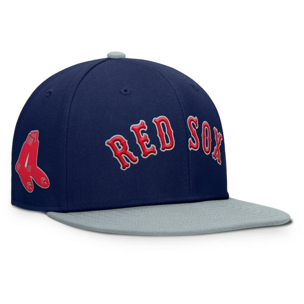 Boston Red Sox Yard Fitted Hat Navy/Gray