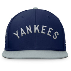 New York Yankees Yard Fitted Hat Navy/Gray