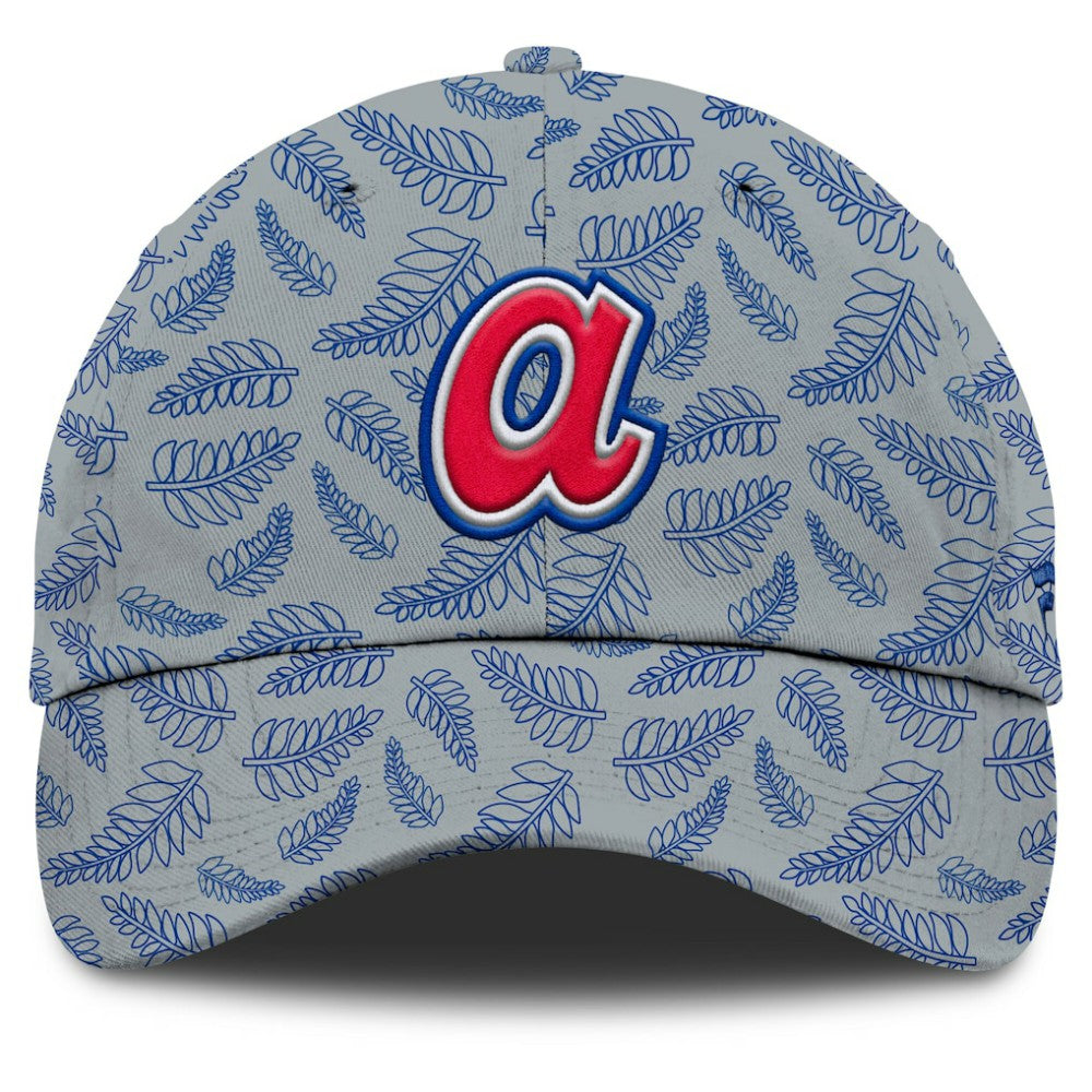 Atlanta Braves Women's Cooperstown Collection Shift Adjustable Hat Gray