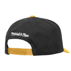 Boston Bruins Mitchell & Ness May Flowers Pro Crown Adjustable Hat - Black/Gold Hats