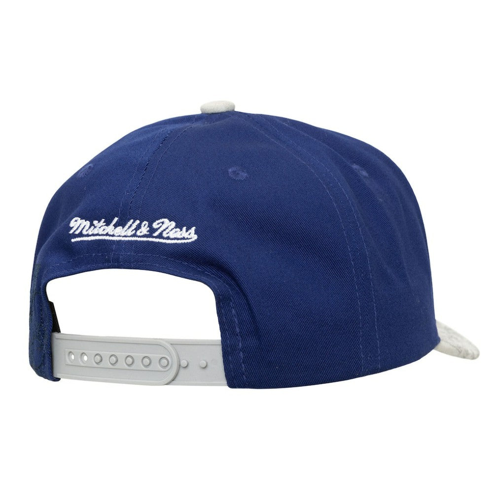 Toronto Maple Leafs Mitchell & Ness May Flowers Pro Crown Adjustable Hat - Blue/Gray Hats