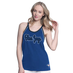 Toronto Blue Jays G-III 4Her by Carl Banks Women's Curveball Racerback Tank Top Royal
