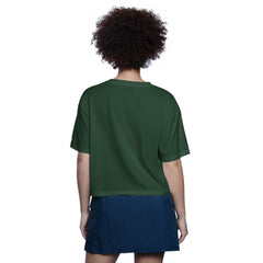 Athletics Starter Women's Play the Ball Boxy Cropped T-Shirt Green