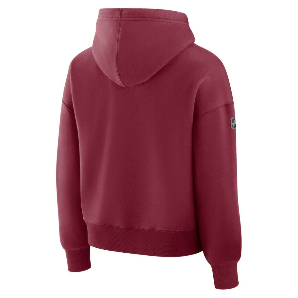 Colorado Avalanche Fanatics Women's Authentic Pro Primary Pullover Hoodie - Burgundy Hoodies