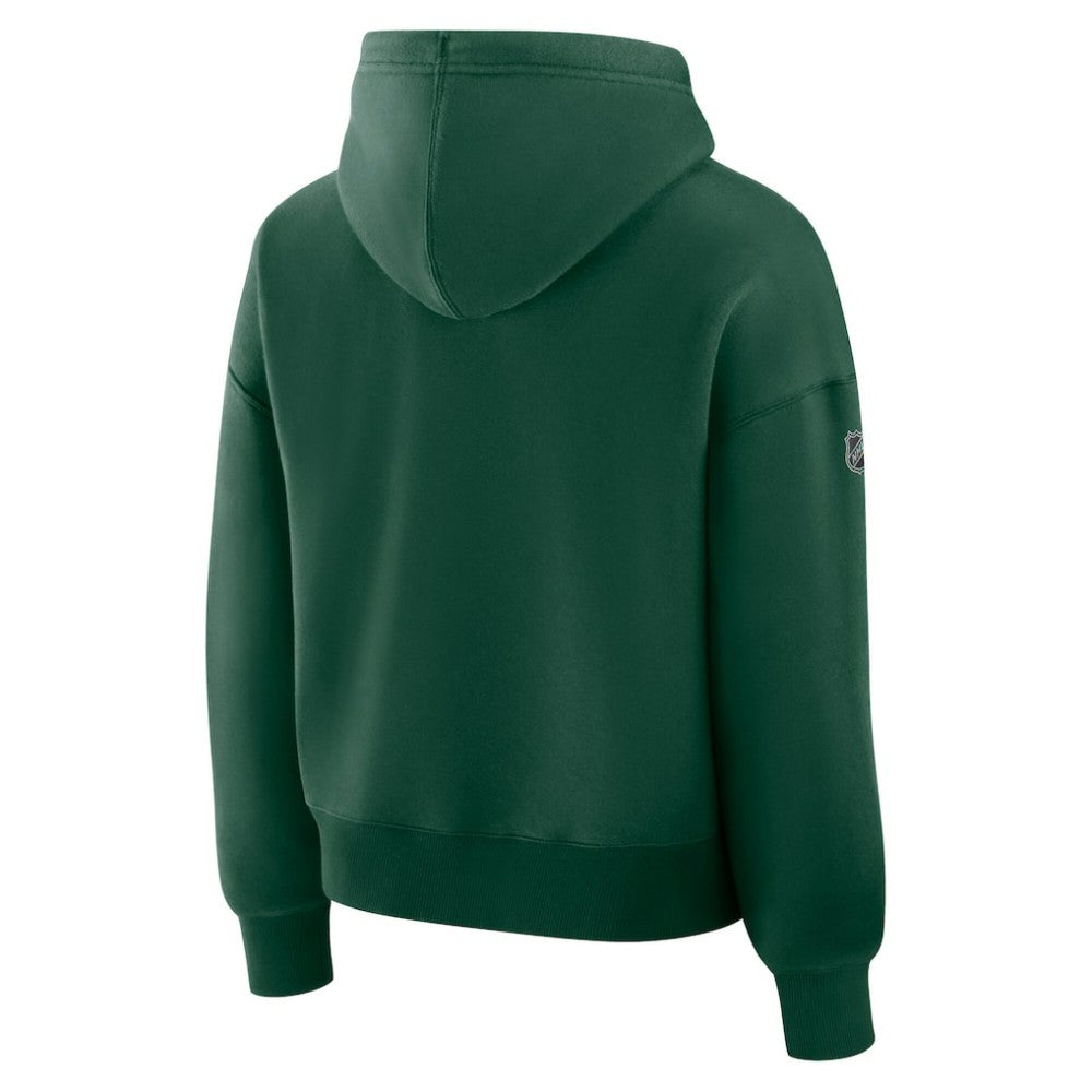 Minnesota Wild Fanatics Women's Authentic Pro Primary Pullover Hoodie - Green Hoodies