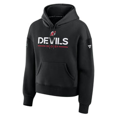 New Jersey Devils Fanatics Women's Authentic Pro Primary Pullover Hoodie - Black Jerseys