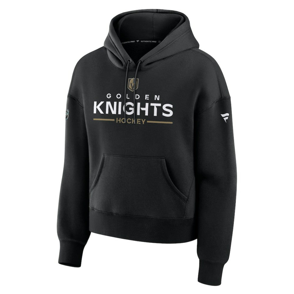 Vegas Golden Knights Fanatics Women's Authentic Pro Primary Pullover Hoodie - Black Hoodies