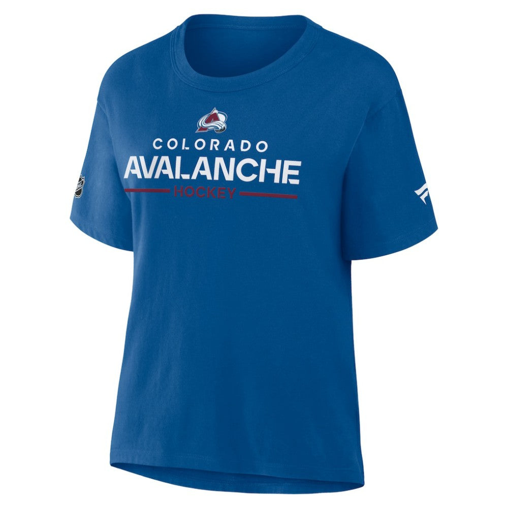 Colorado Avalanche Fanatics Women's Authentic Pro Primary T-Shirt - Blue T-shirts