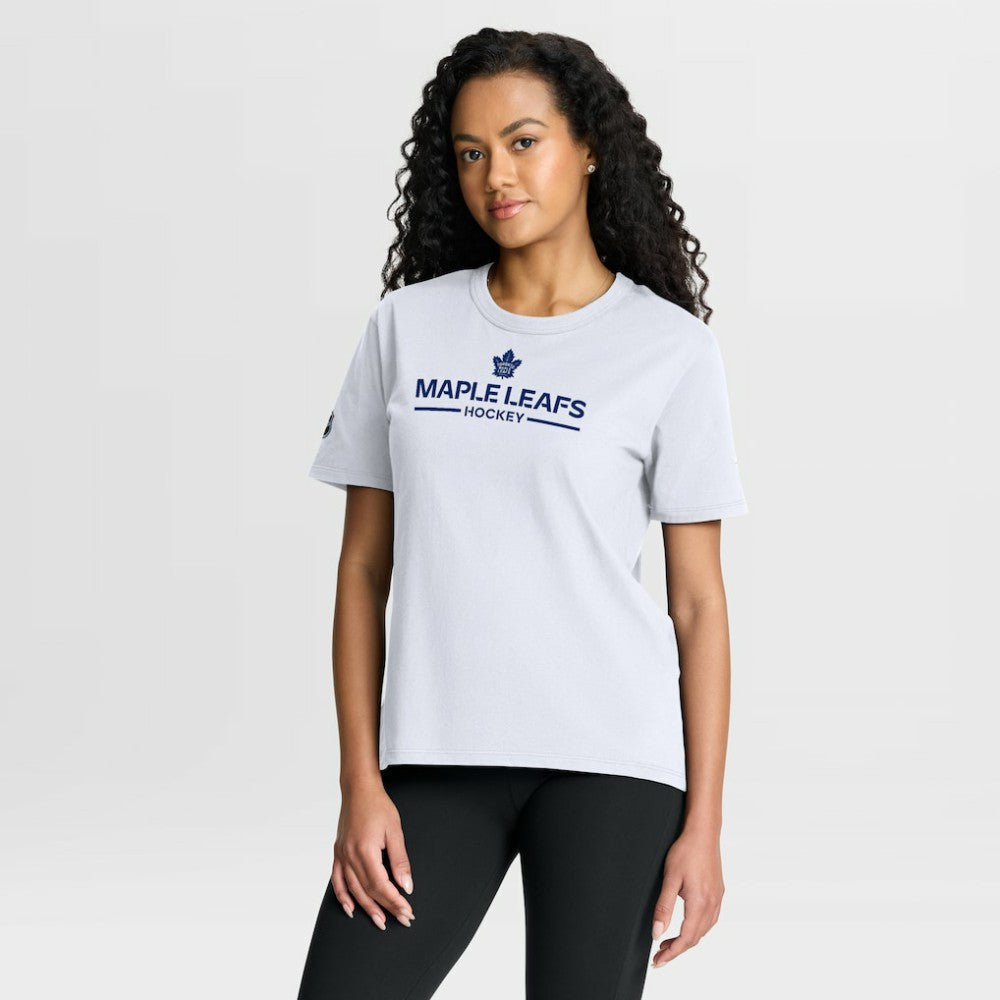 Toronto Maple Leafs Fanatics Women's Authentic Pro Primary T-Shirt - White T-shirts