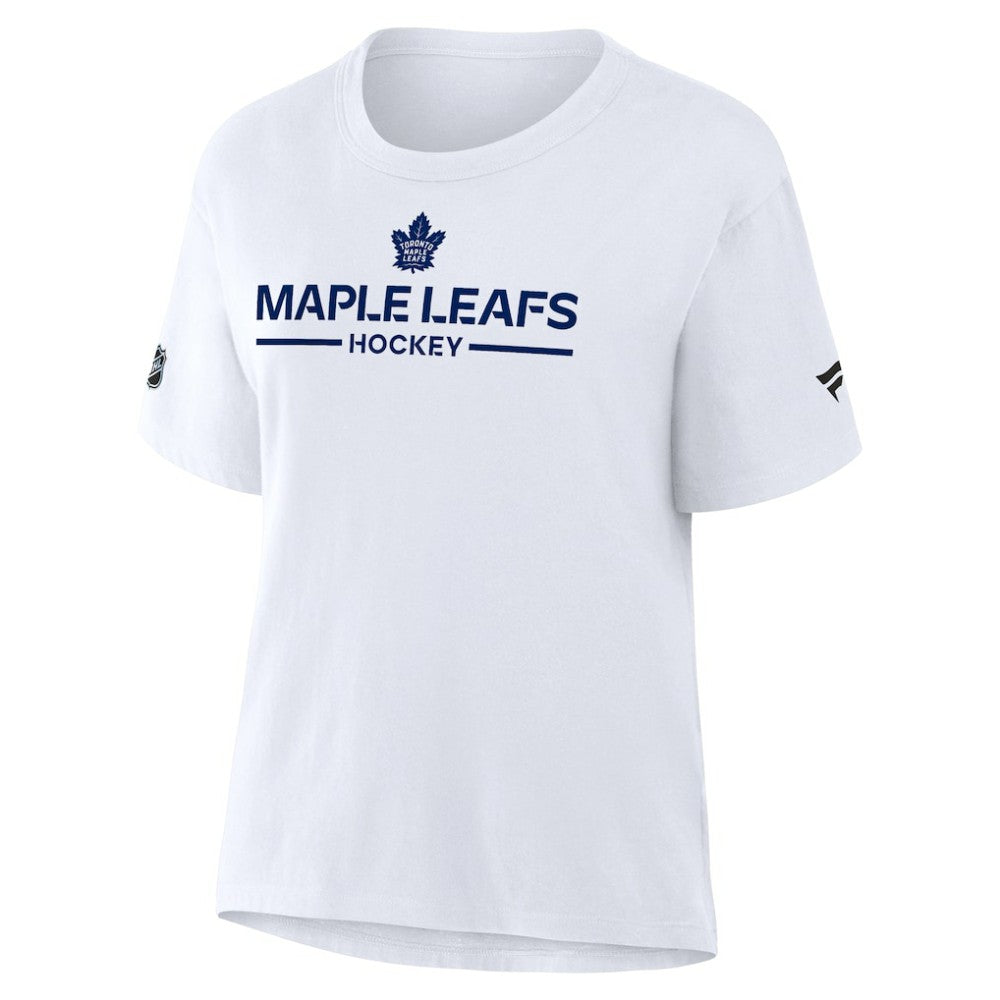 Toronto Maple Leafs Fanatics Women's Authentic Pro Primary T-Shirt - White T-shirts