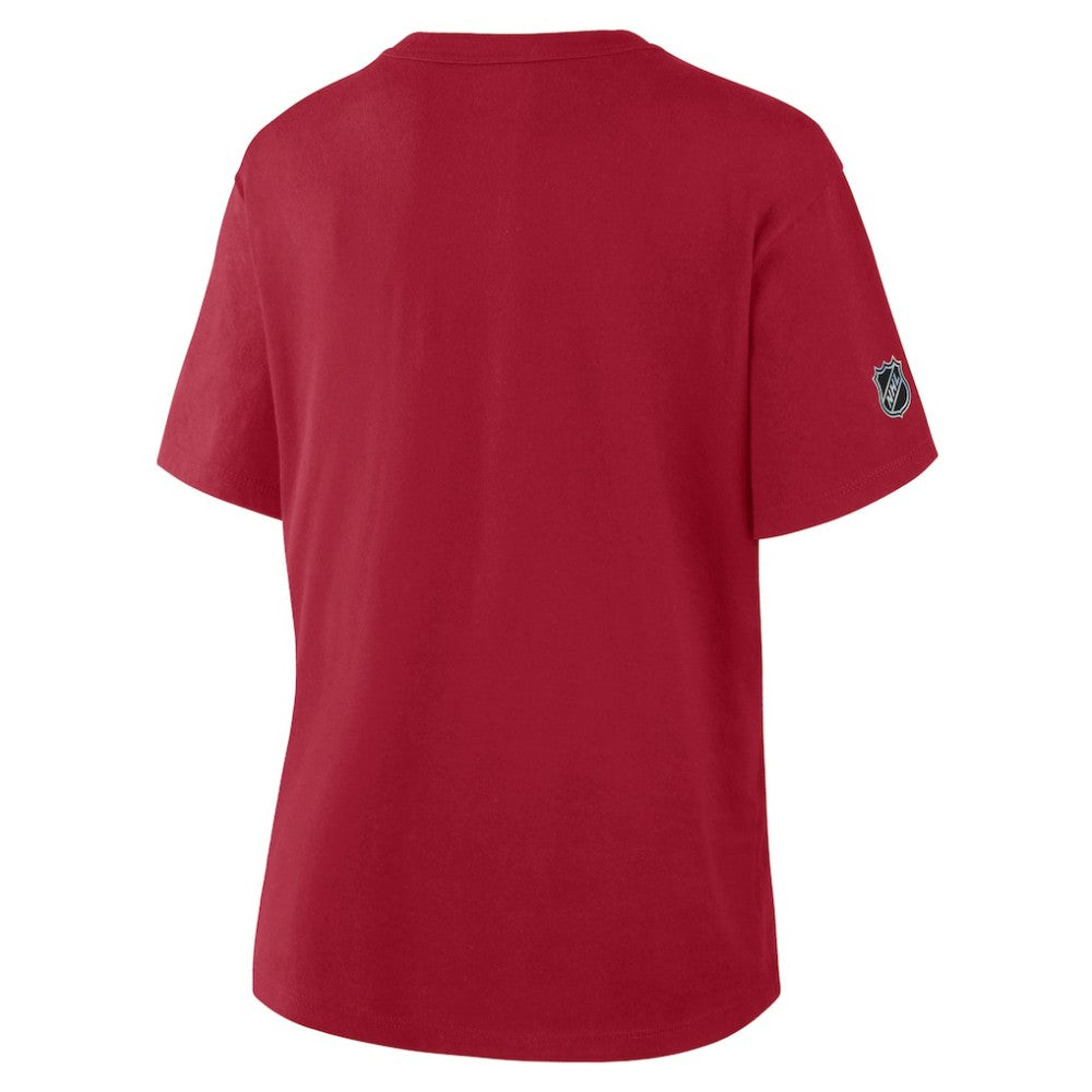 Montreal Canadiens Fanatics Women's Authentic Pro Primary T-Shirt - Red T-shirts