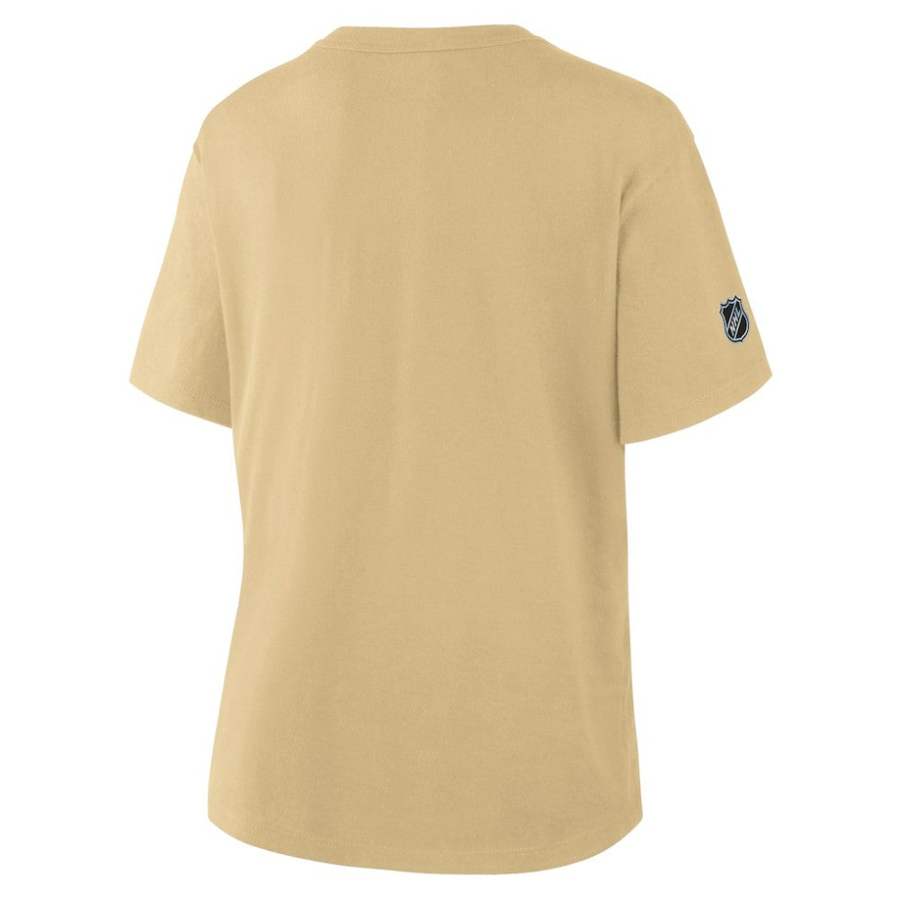 Vegas Golden Knights Fanatics Women's Authentic Pro Primary T-Shirt - Gold T-shirts