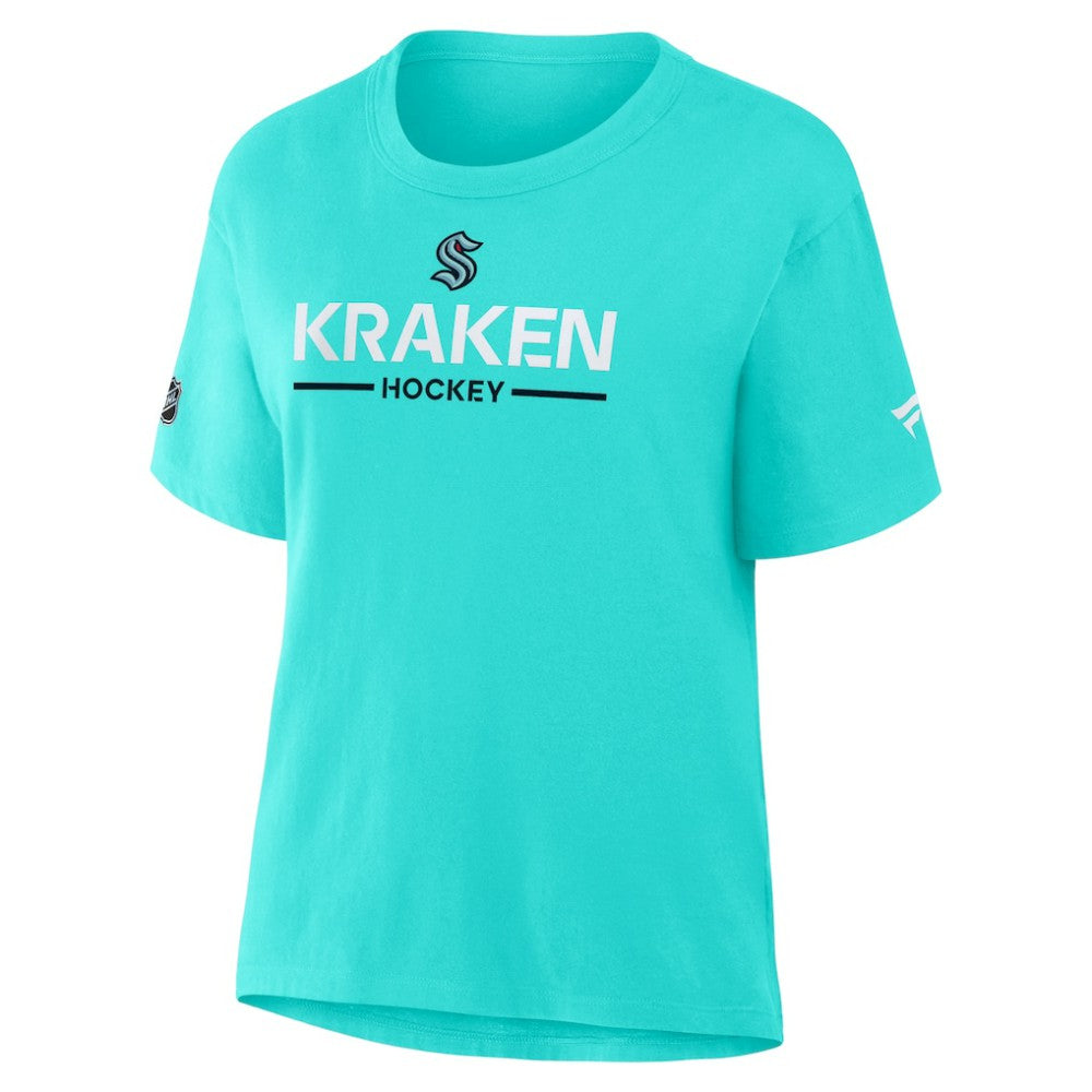 Seattle Kraken Fanatics Women's Authentic Pro Primary T-Shirt - Ice Blue T-shirts