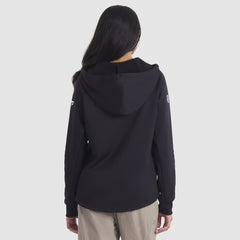 Detroit Red Wings Fanatics Women's Authentic Pro Rink Raglan Full-Zip Hoodie - Black Hoodies