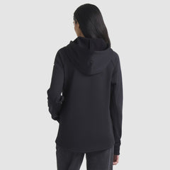 Los Angeles Kings Fanatics Women's Authentic Pro Rink Raglan Full-Zip Hoodie - Black Hoodies