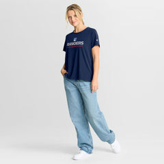 New York Rangers Fanatics Women's Authentic Pro Rink Tech T-Shirt - Navy T-shirts