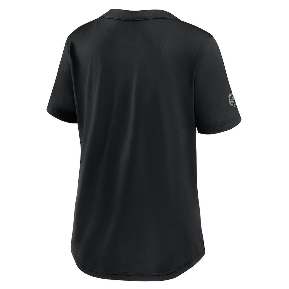 Detroit Red Wings Fanatics Women's Authentic Pro Rink Tech T-Shirt - Black T-shirts